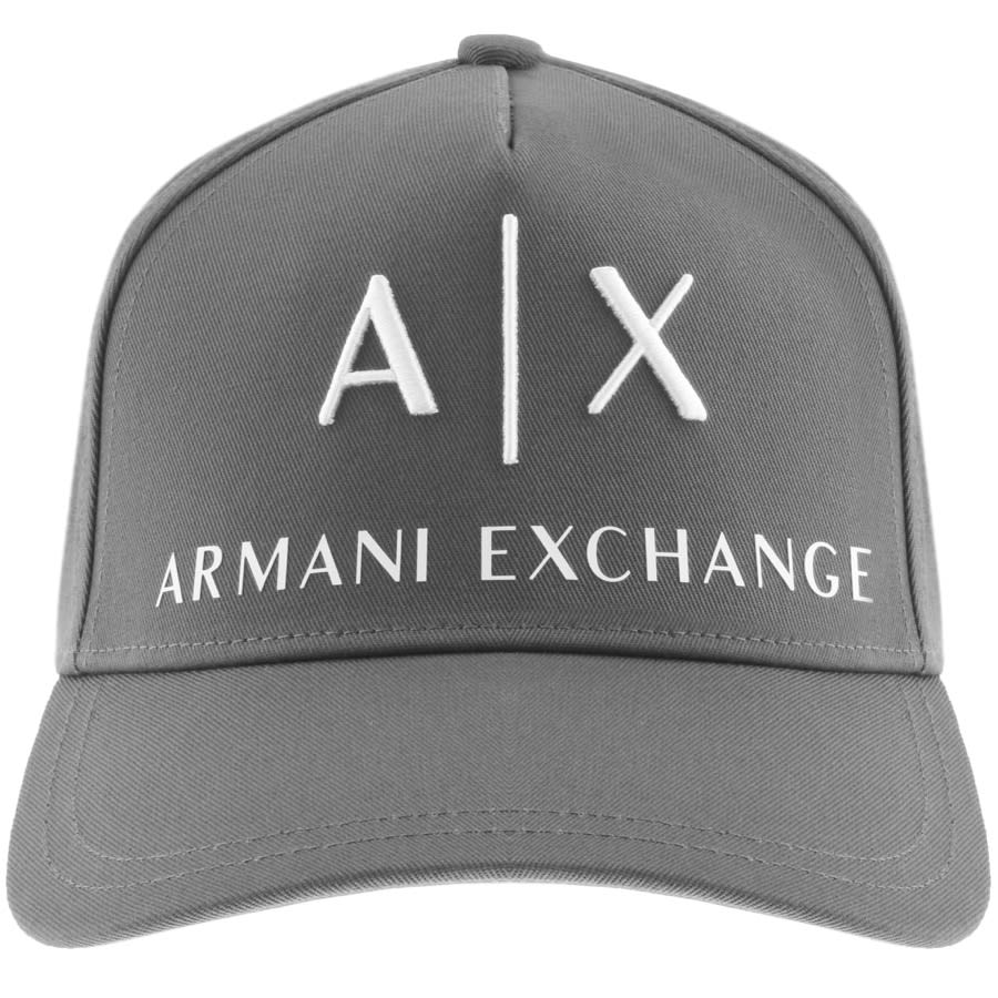 Alternative Image for ProductArmani Exchange logo Baseball Cap Grey1